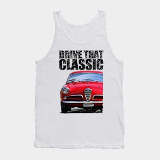 Drive that Classic 1960 Alfa Guilietta Sprint Veloce Tank Top